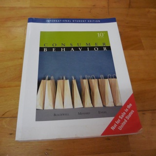 《二手書》外文書CONSUMER BEHAVIOR