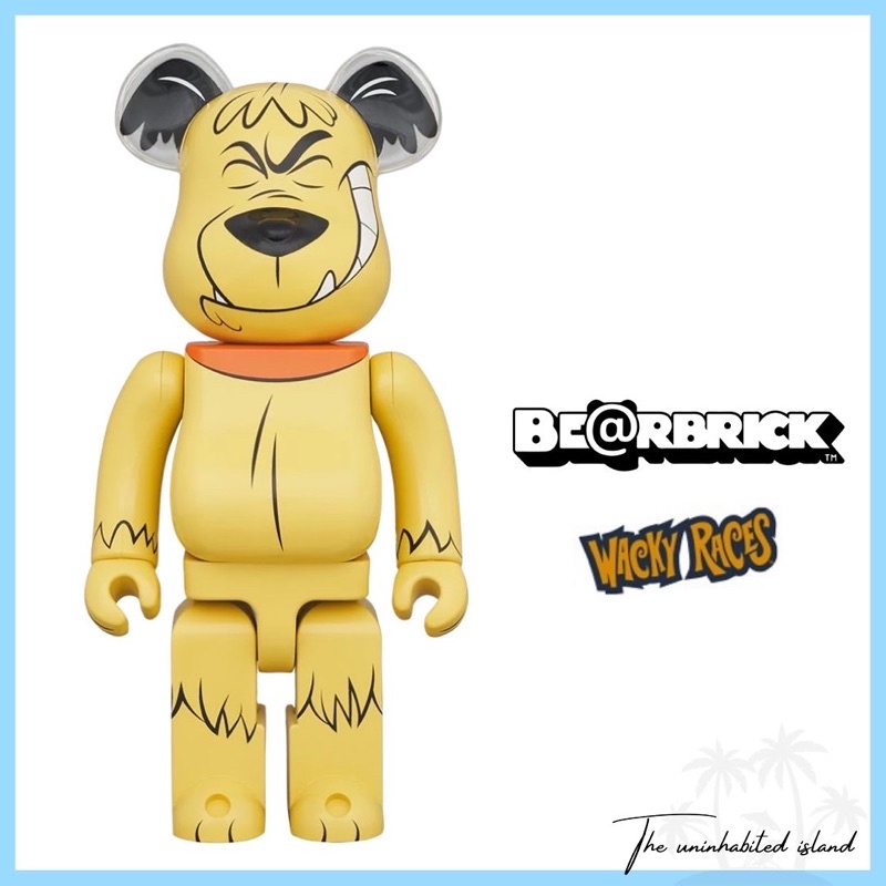 【無人島玩具】庫柏力克熊 BE@RBRICK Muttley(ケンケン) 1000%、400%+100%