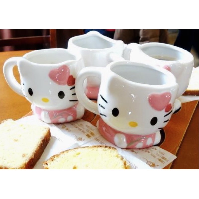日本北海道銀之鐘hello kitty 造型馬克杯/凱蒂貓咖啡杯 銀の鐘 日本限定 薰衣草/愛心💗
