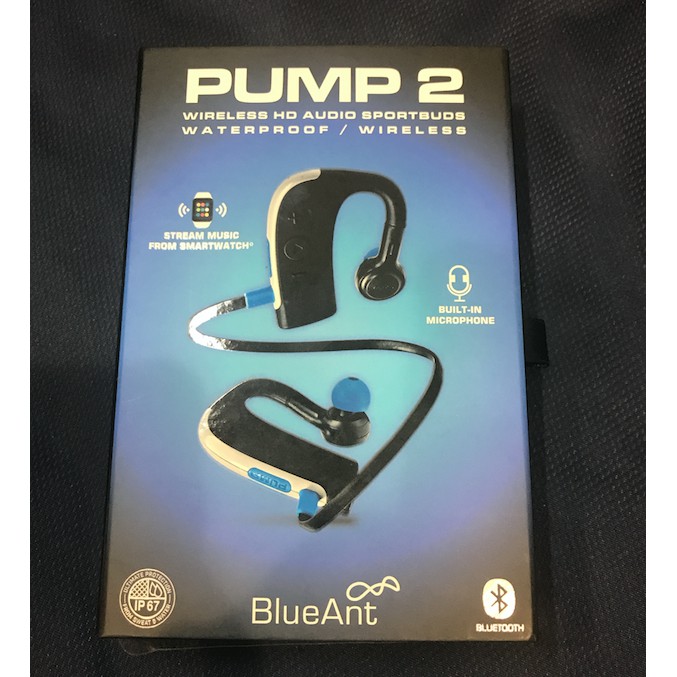 BlueAnt PUMP 2 軍規等級無線防水藍牙運動耳機（2017 網友票選 Top 10 藍牙耳機）