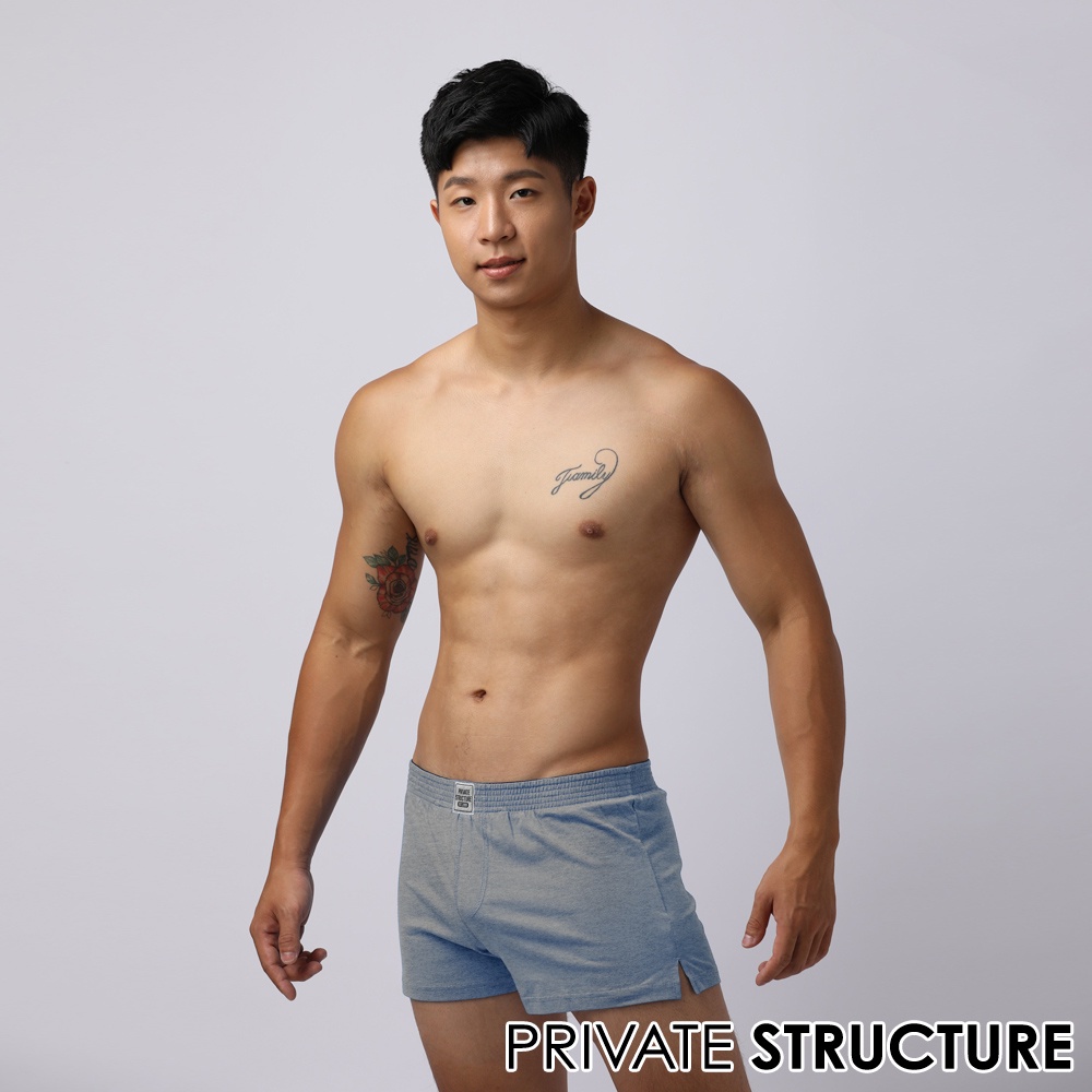 Private Structure BASICS 巨擘系列多功能男平口褲/兩用褲(淺麻灰色)