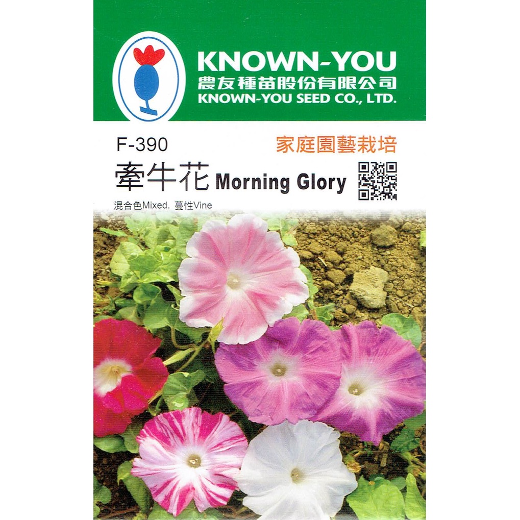 尋花趣牽牛花 蔓性 花卉種子 農友牌小包裝種子約10粒 包 蝦皮購物