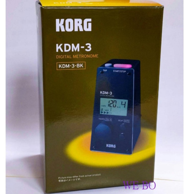【偉博樂器】台灣總代理公司貨保固 日本 KORG 超大音量 KDM-3 黑色款 電子節拍器 KDM3