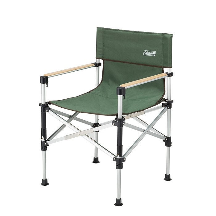 Coleman CM-31281 兩段式輕巧導演椅/綠色 2段式高度調節 背面收納袋 耐重約100kg《台南悠活運動家》