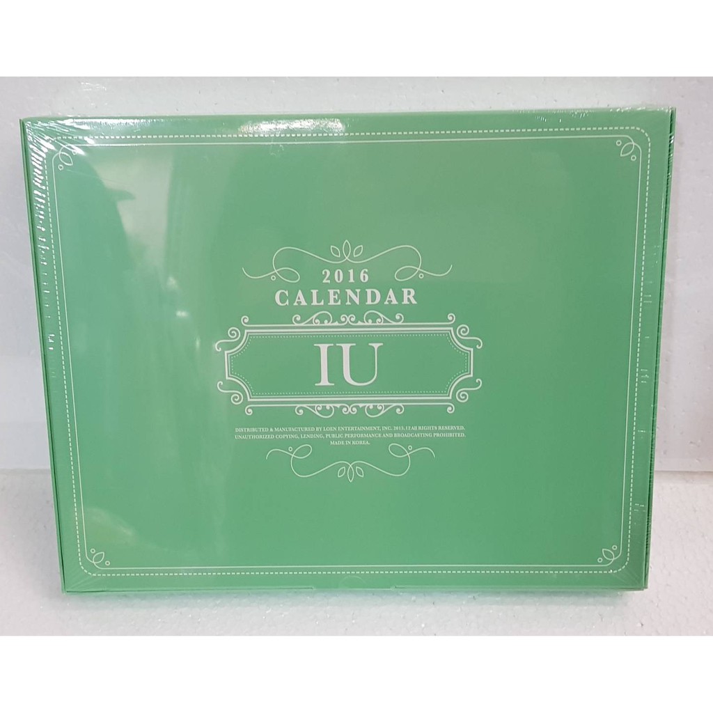 IU [ 2016 官方桌曆組 ] 李知恩 Calendar 德魯納酒店 桌曆 日記本 明信片 K-pop
