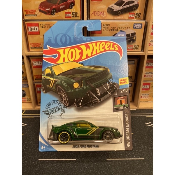 風火輪 HotWheels 普卡 2005 FORD Mustang 福特 野馬 綠色款 全新吊卡未拆