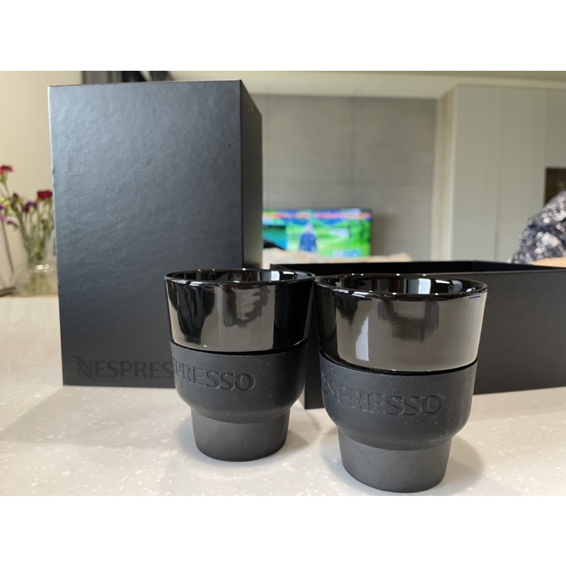 全新轉售 Nespresso TOUCH Lungo Cups 咖啡杯 對杯 馬克杯