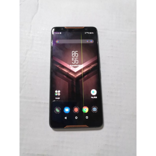 零件機ASUS ROG Phone ZS600KL 128GB液晶一條綠線