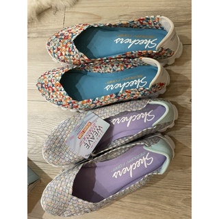 Skechers休閒鞋 編織鞋 布鞋 包鞋 休閒鞋 娃娃鞋 非球鞋跑鞋高跟鞋