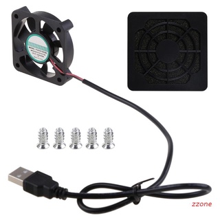 Zzz FGD5010H2BL DC 5V 0.1A CPU/GPU 散熱風扇便攜式 USB 電源散熱器排氣