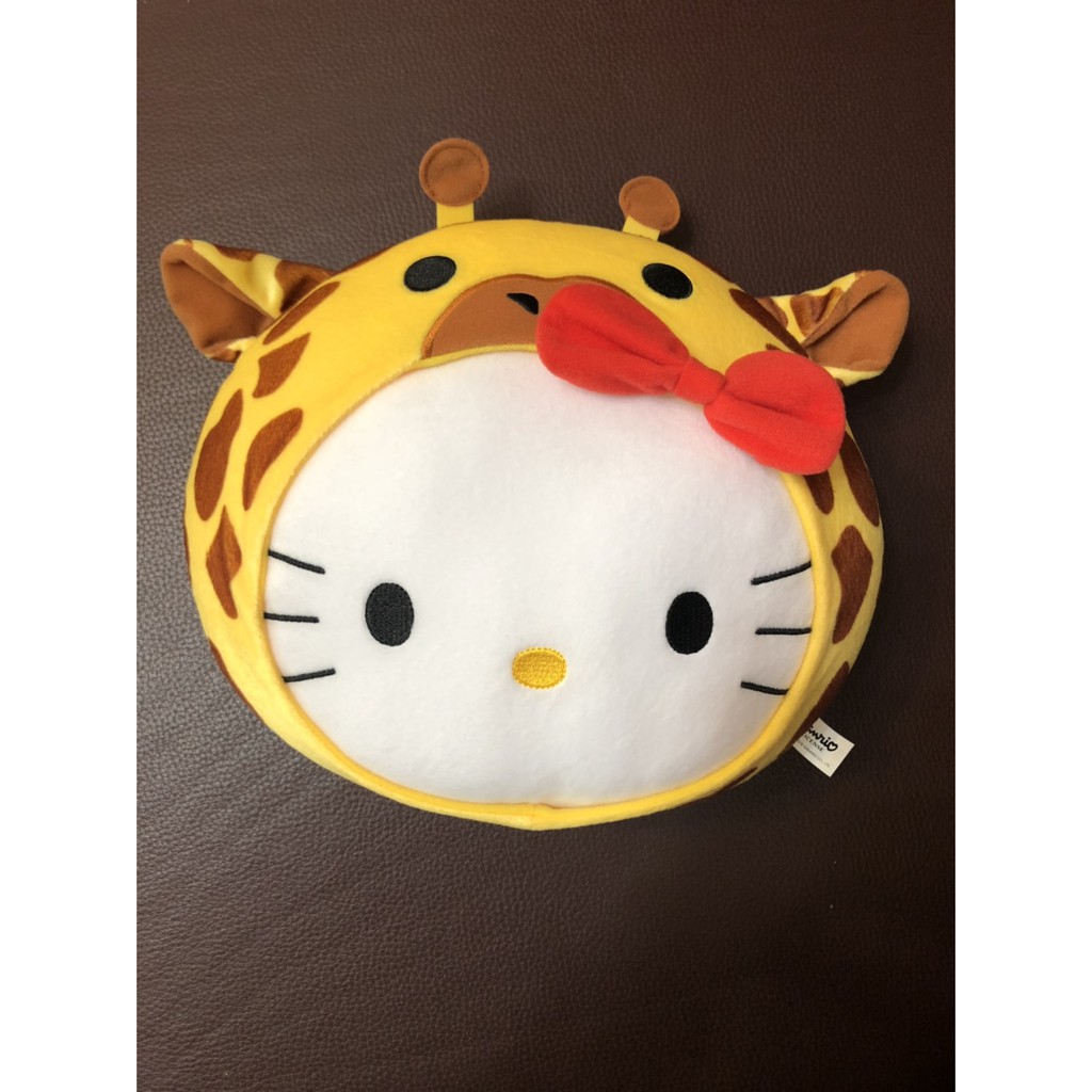 全新現貨 2018麥當勞可愛叢林kitty萌獸抱枕 萌萌長頸鹿 贈hello Kitty提袋 蝦皮購物