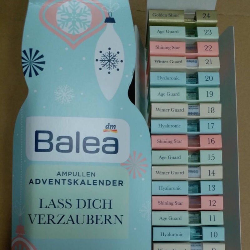 十元分享🌸花航組員德國愛買愛用安瓶  Balea 聖誕限量安瓶拆售 冬季加強防護精華液1ml  單管 十元分享