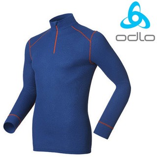 Odlo 男 半開襟長袖保暖排汗衣 保暖發熱衣 高領衛生衣 白色XL 152002 OD152002