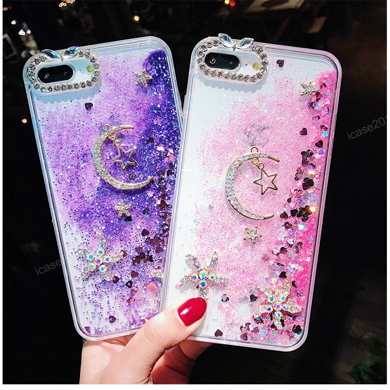 流沙手機殼蘋果iphone 6s Plus外殼保護殼全包iphone6splus防摔軟殼液態i6s 閃粉殼透明殼掛繩吊繩 蝦皮mall Line購物