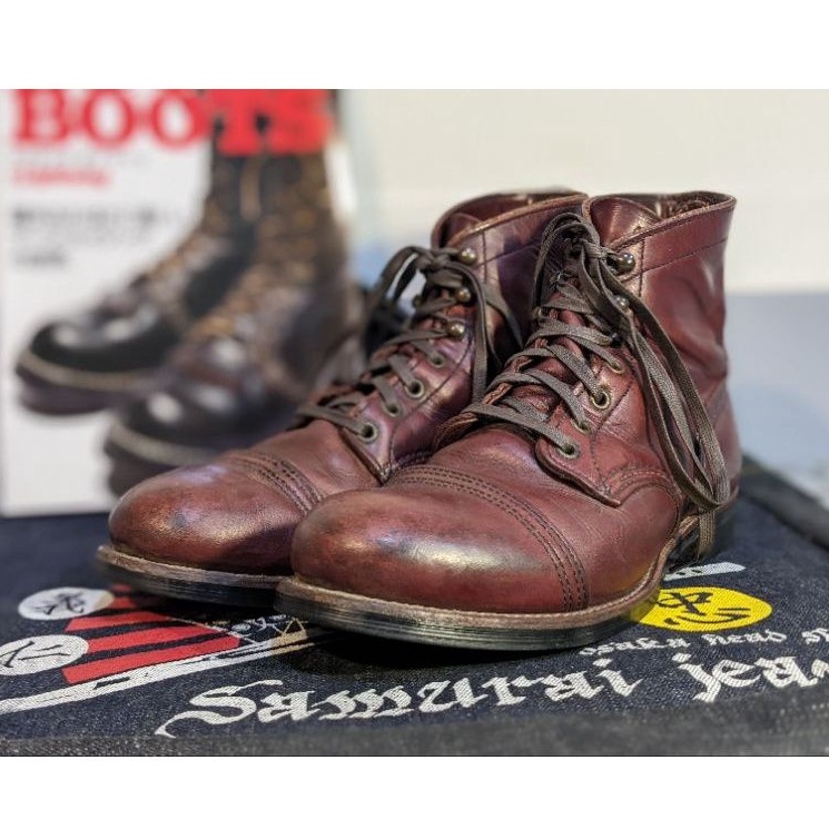 red wing 8119 iron ranger 酒紅色 工裝靴