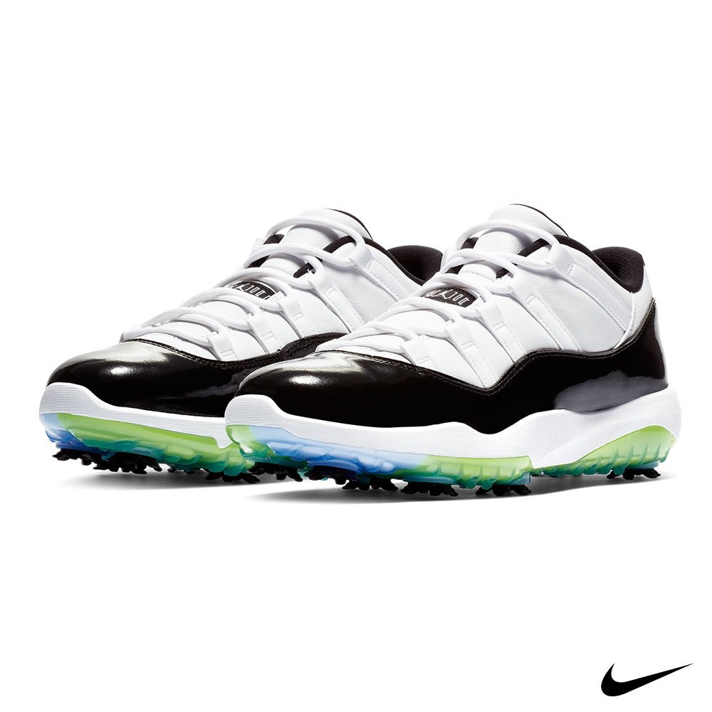 air jordan 11 low golf white metallic gold