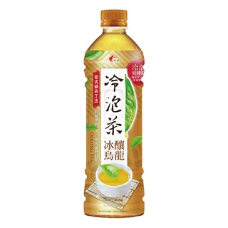 光泉冷泡茶 冰釀烏龍(無糖) 585ml x 4【家樂福】