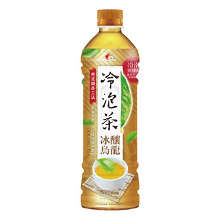 光泉冷泡茶 冰釀烏龍(無糖)[箱購] 585ml x 24【家樂福】