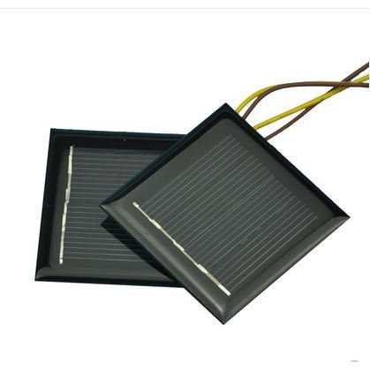 🇹🇼綠能陽光屋🇹🇼小功率2V 120MA太陽能板 滴膠板 帶15CM線 DIY 太陽能電池板 54*54mm帶線