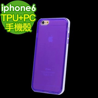 (5.5吋) iPhone6 Plus 透明彩色TPU+PC硬殼邊框 保護殼 / 手機殼 / 邊框