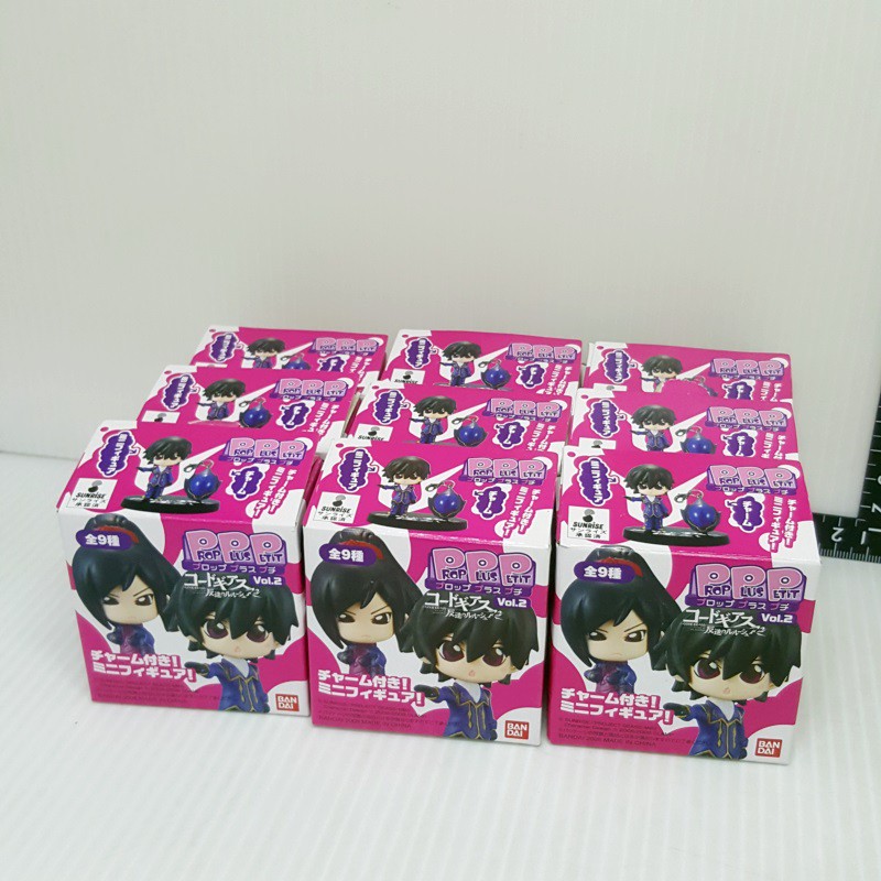 日版 大全９款合售魯魯修魯路修code Geass Ppp 萬代名言臺詞q版盒蛋 蝦皮購物