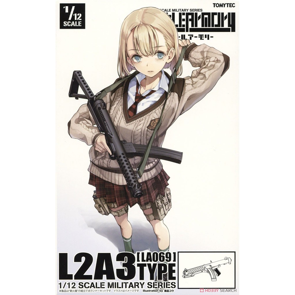 TOMYTEC 1/12 迷你武裝 LittleArmory LA069 L2A3 Type 組裝模型 萬年東海