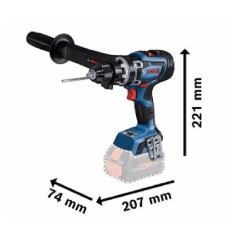 德國BOSCH BITURBO雙渦輪免碳刷三用18V充電震動電鑽/起子機(空機) GSB 18V-150 C