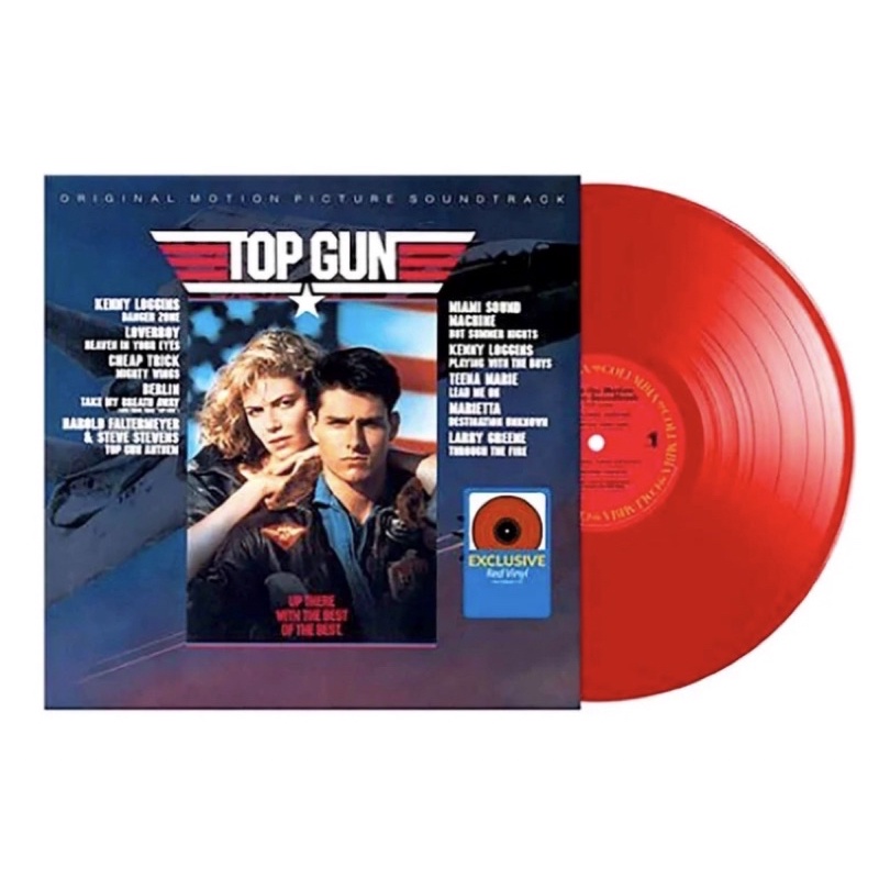 Top Gun 捍衛戰士 歐洲版 黑膠 限量紅色紅膠