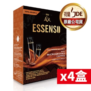 【東勝】艾森 L'OR ESSENSO哥倫比亞 微磨黑咖啡 四盒裝 即溶咖啡 100%阿拉比卡原豆