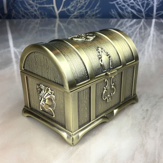 【高檔禮盒】金屬寶箱高檔飾品收納盒復古歐式韓國公主首飾盒送閨蜜同事小禮物