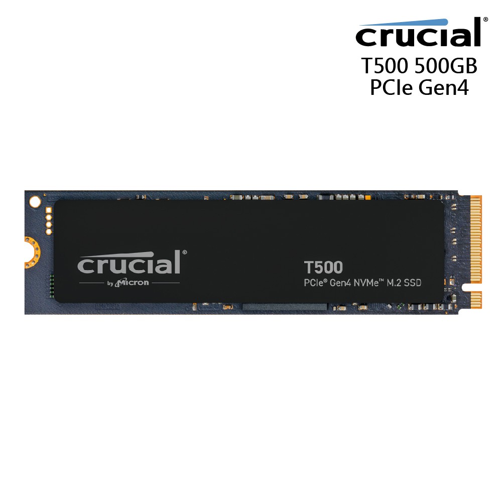 美光 T500 500GB PCIe Gen4 NVMe M.2 SSD (CT500T500SSD8) 廠商直送