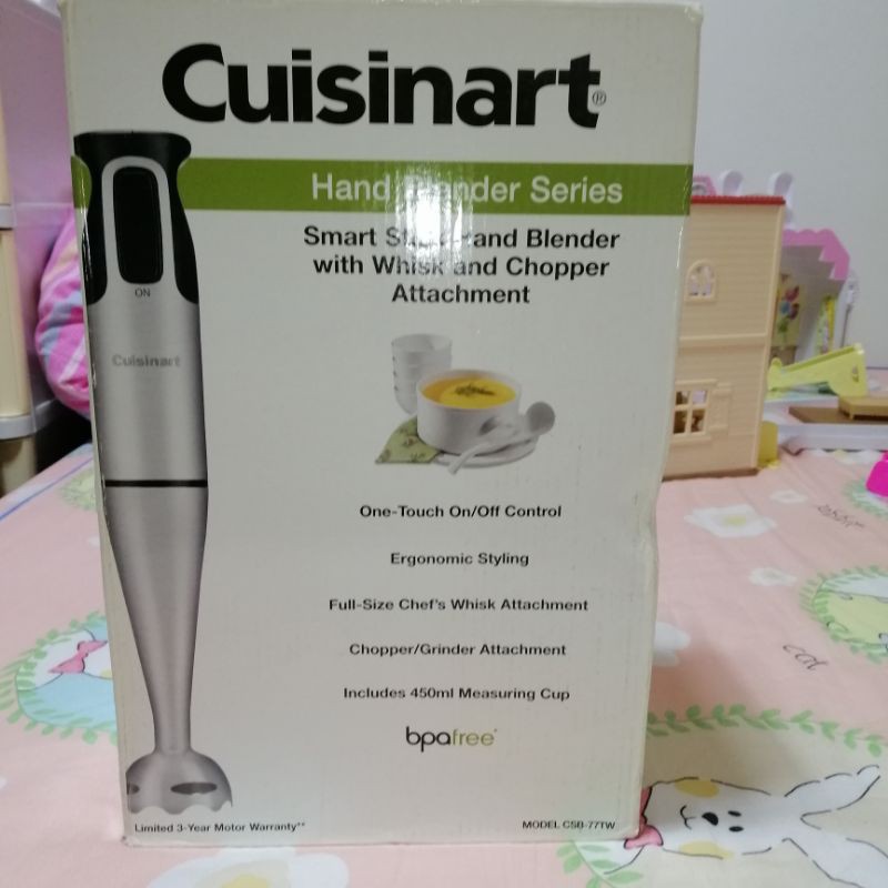 Cuisinart美膳雅攪拌棒CSB-77TW. 9成新