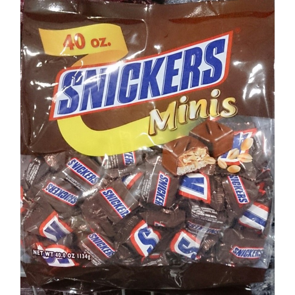 ★瑪詩琳★ 特價 Snickers 士力架迷你巧克力1134公克 好市多代購 COSTCO