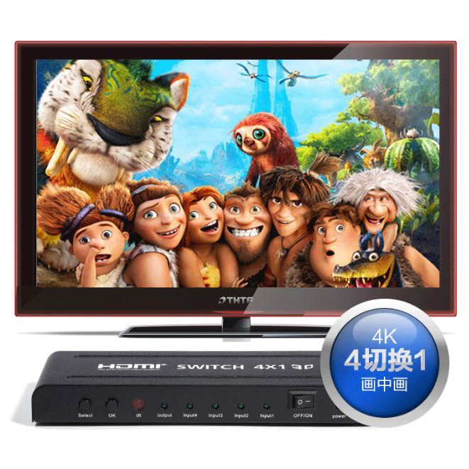 4k 高階版 HDMI切換器 分配器 四進一出 4進1出 ps3 ps4 xbox MOD MHL線 HDMI線