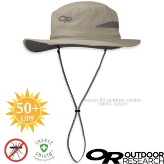 【美國 Outdoor Research】輕量抗UV防蟲驅蚊中盤帽.圓盤帽.防風帽/UPF 50+_243381 卡其