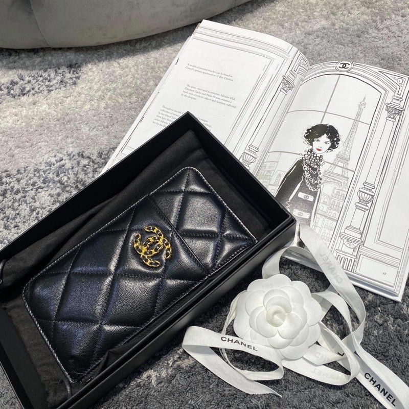 Chanel 19扁夾 蝦皮購物