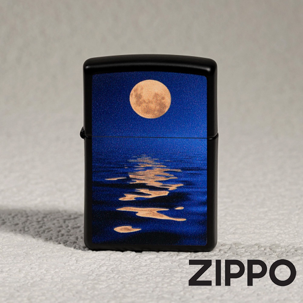 ZIPPO 海上滿月(螢光漆)防風打火機 美國設計 官方正版 現貨 禮物 送禮 刻字 客製化 終身保固 49810