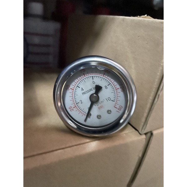 「整備區」汽油調壓閥 專用油壓錶 油壓錶 罐油式油壓錶