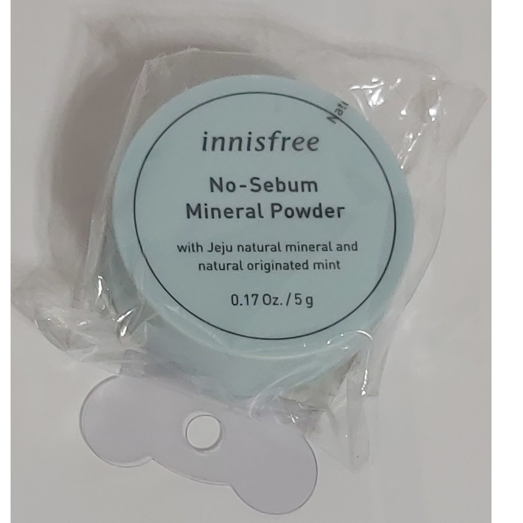 "現貨"Innisfree無油光天然薄荷礦物控油蜜粉-綠/粉紅