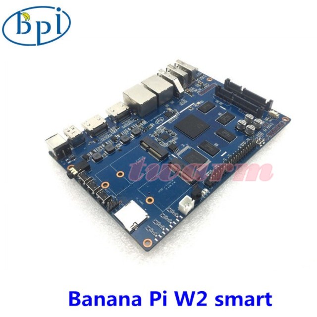 （現貨）香蕉派 Banana PI W2 開發板，RTD1296B芯片 PI-W2 智能NAS路由器 SATA接口