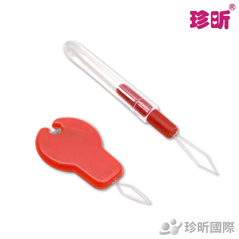 【珍昕】台灣製 穿針棒 帶刀穿針片 兩款可選 長約4.4-9cm 穿針機 穿針器 穿線機 縫紉