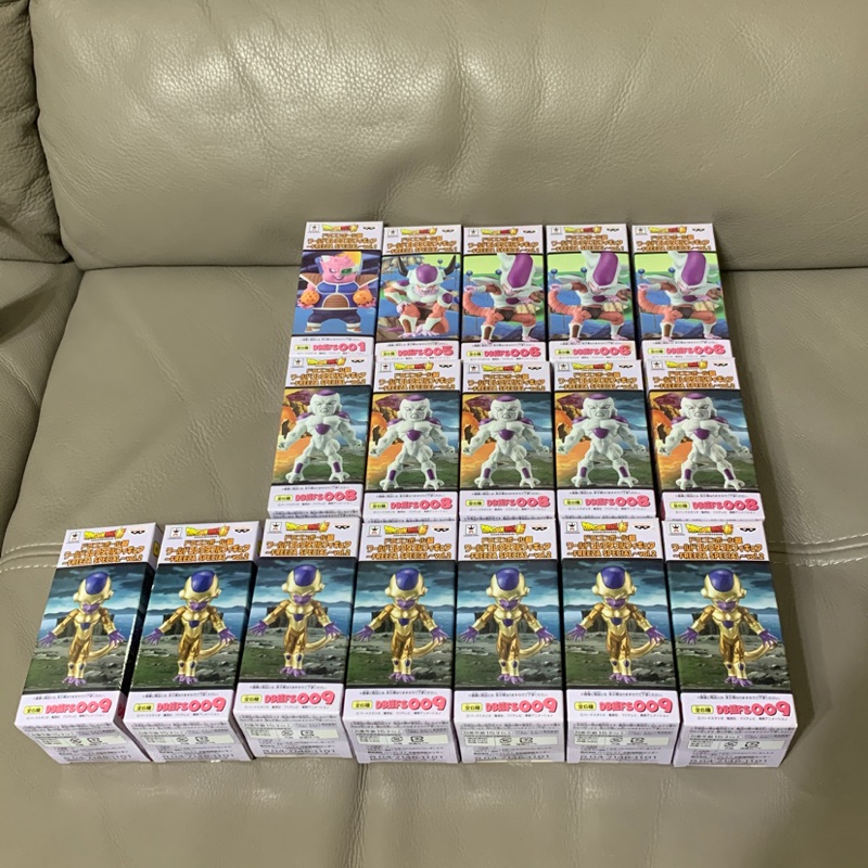 日版 金證 七龍珠 七龍珠超 wcf 多多利 多多利亞 弗利沙 第二型態 第三型態 爆氣弗利沙 黃金弗利沙 弗利沙軍團