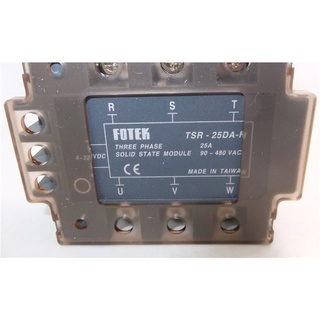 臺灣FOTEK固態繼電器/閘流體模組TSR-25DA-H