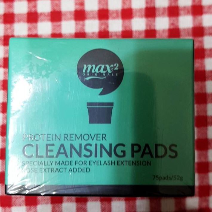 max2 韓國原裝天然草本清潔棉片/嫁接睫毛/植睫毛/植睫專用 必備清潔產品
