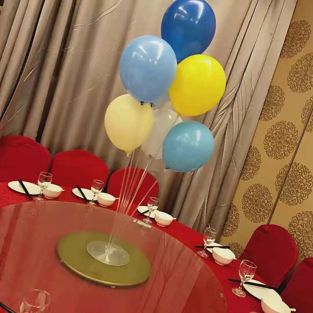 透明氣球桿 寶寶生日宴客 氣球 底座桌面支撐架