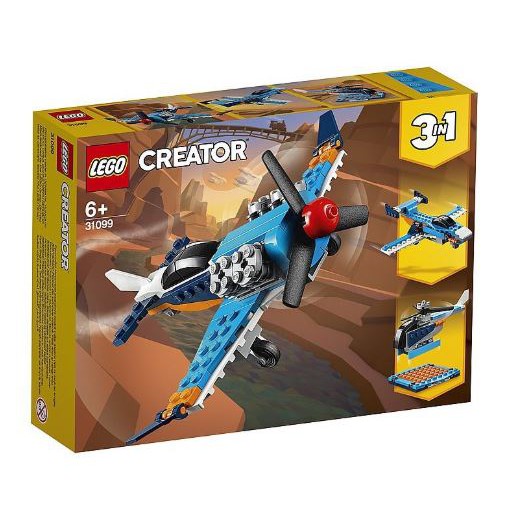 快樂買 LEGO 樂高 積木 玩具 CREATOR 3合1 創意系列 螺旋槳飛機 31099 全新現貨
