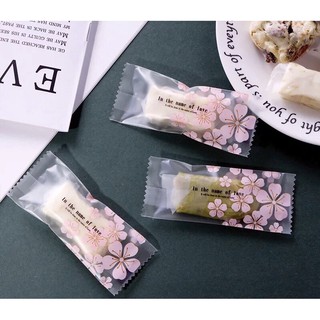 【現貨】櫻花糖果包裝袋 牛軋糖 娃娃酥 花生糖 南棗核桃糕 熱封袋 糖果袋 點心袋 烘焙