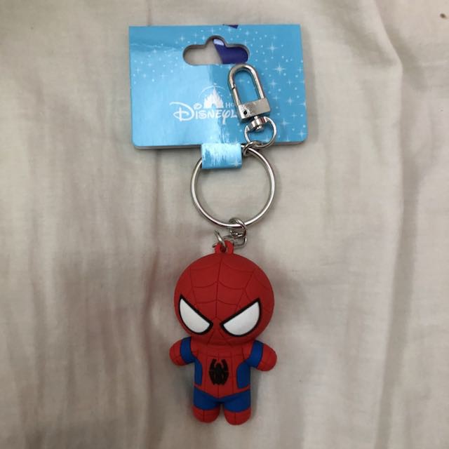 全新現貨 香港 迪士尼 漫威 蜘蛛人 鑰匙圈 Disney Spiderman keychain