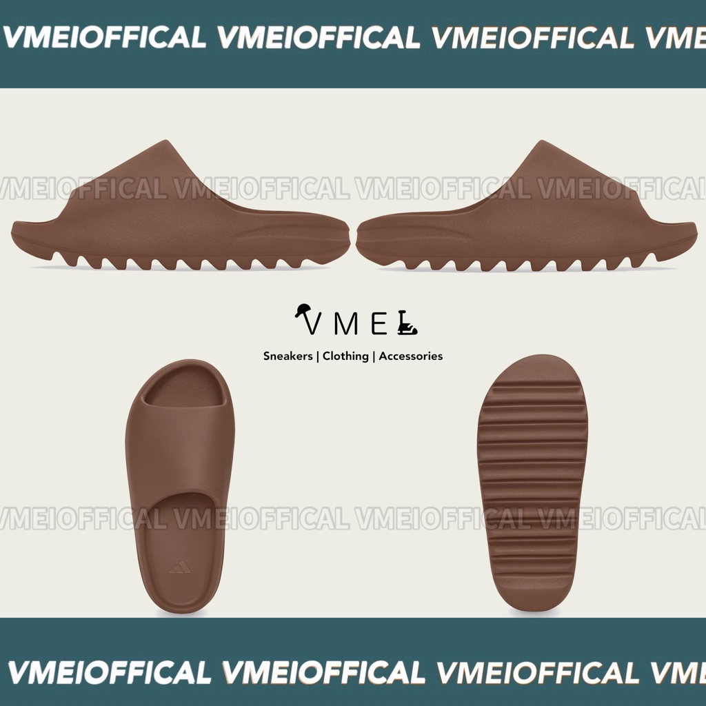 【VMEI】Adidas Yeezy Slide Flax 巧克力 摩卡棕 拖鞋 懶人拖 運動拖鞋 FZ5896