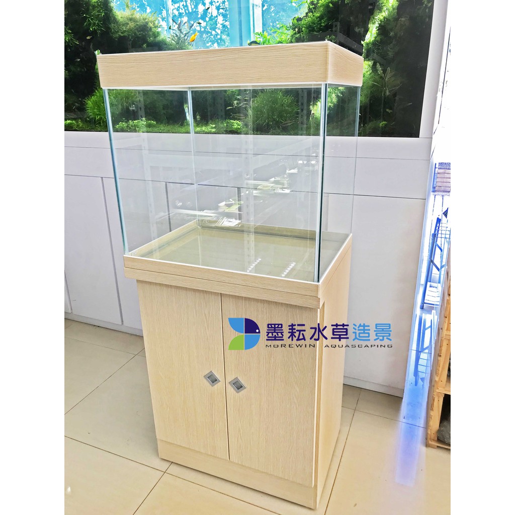 @墨耘@More Win 2尺(60*45*60cm) 魚缸+ 底櫃/ 1組 $5800 限自取 (此組無現貨